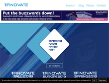 Tablet Screenshot of finovate.com